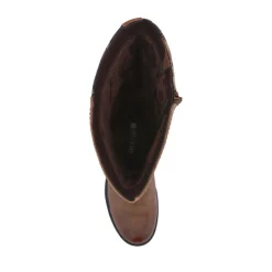 Long Casual Boots - Tan Floral