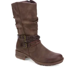 Long Slouch Boots - Taupe