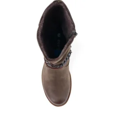 Long Slouch Boots - Taupe