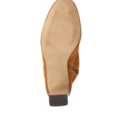 Lorah Leather Lace-Up Boots - Cognac