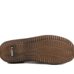 Loretta Leather Elasticated Slip On Shoes - Denim