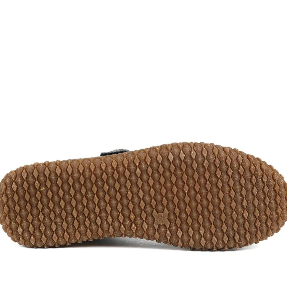 Loretta Leather Mary Janes - Denim