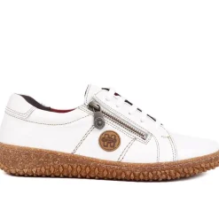 Loretta Leather Trainers - Off White