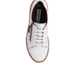 Loretta Leather Trainers - Off White