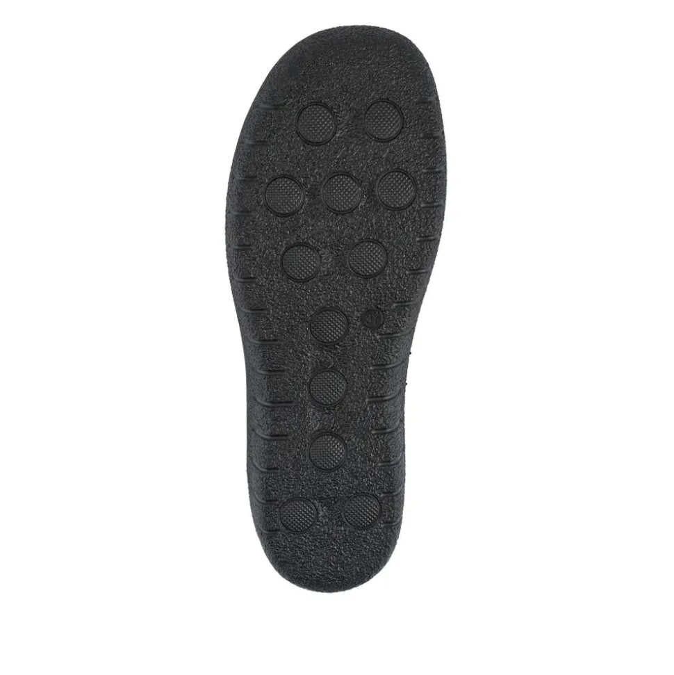 Loretta Smart Leather Loafers - Black