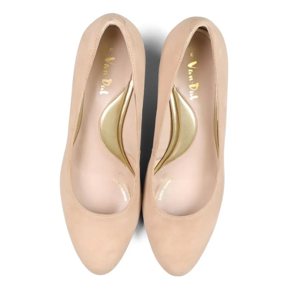 Lux Comfort Wedges - Latte Suede