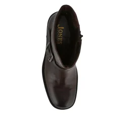 Madonna Chunky Leather Ankle Boots - Dark Brown