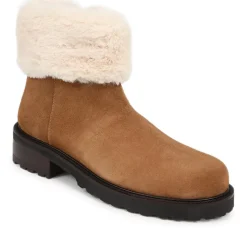 Manda Leather Ankle Boots - Tan