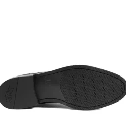 Mannix Leather Oxford Shoes - Black Leather