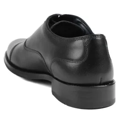 Mannix Leather Oxford Shoes - Black Leather