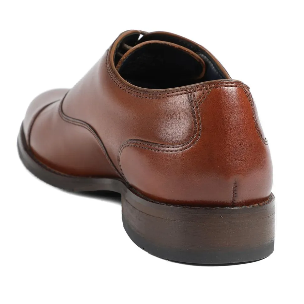 Mannix Leather Oxford Shoes - Tan Leather