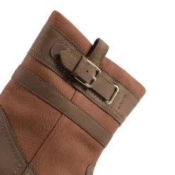 Maryna Leather Slip On Ankle Boots - Tan