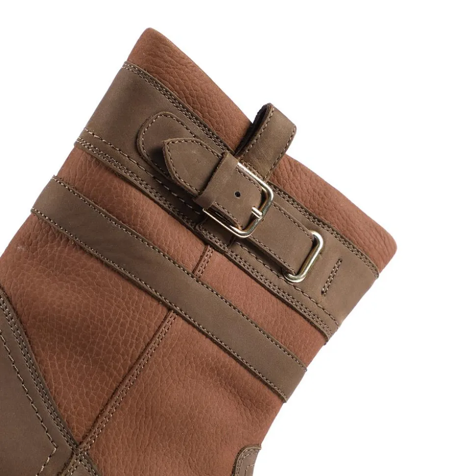 Maryna Leather Slip On Ankle Boots - Tan