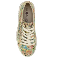 Memory Foam Dual-Fastening Trainers - Floral