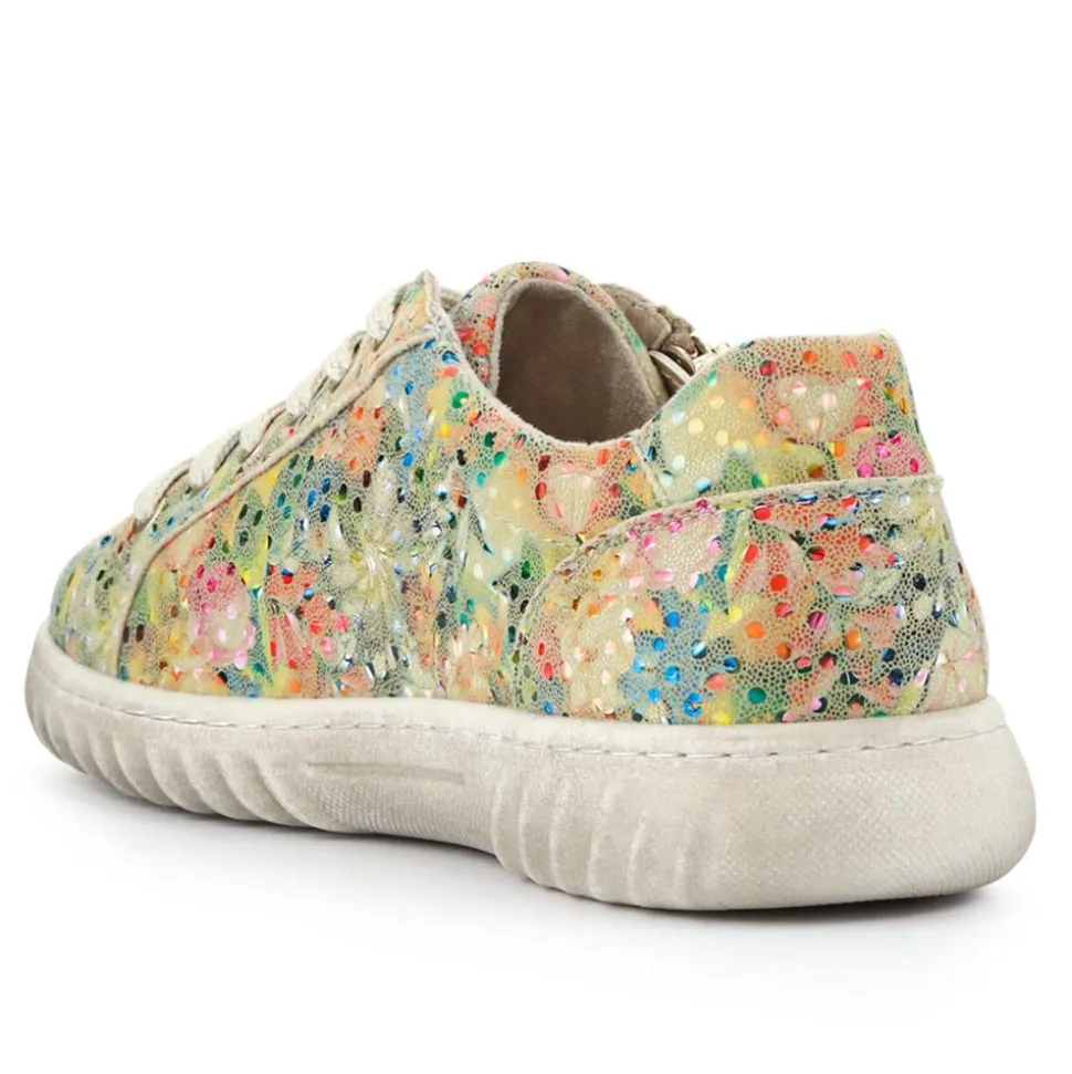 Memory Foam Dual-Fastening Trainers - Floral