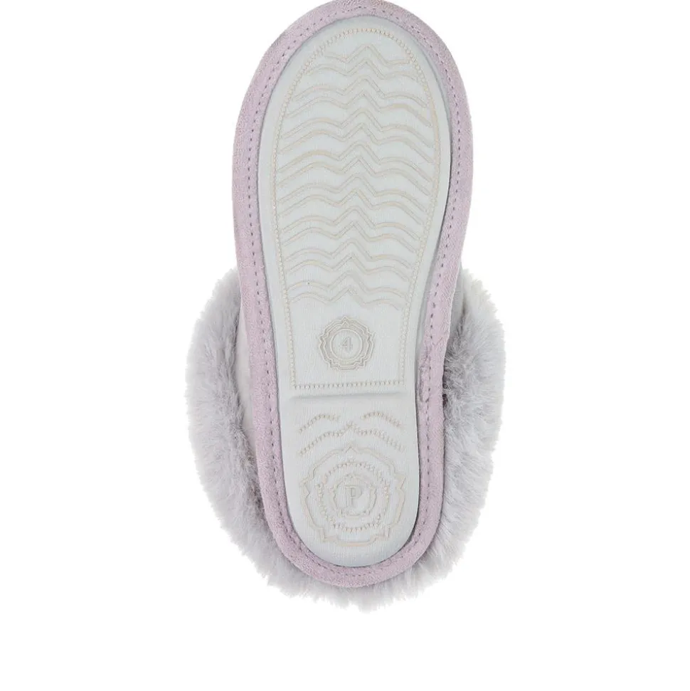 Memory Foam Mule Slippers - Grey