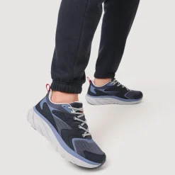Memory Foam Running Trainers - Blue