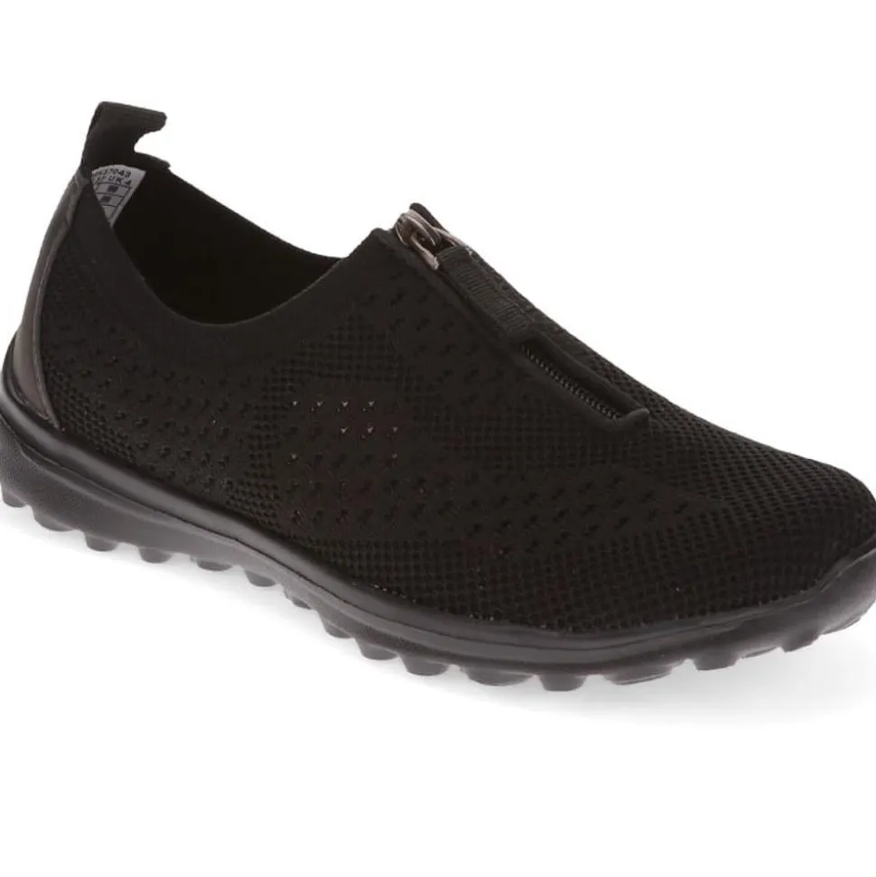Memory Foam Trainers - Black-Black