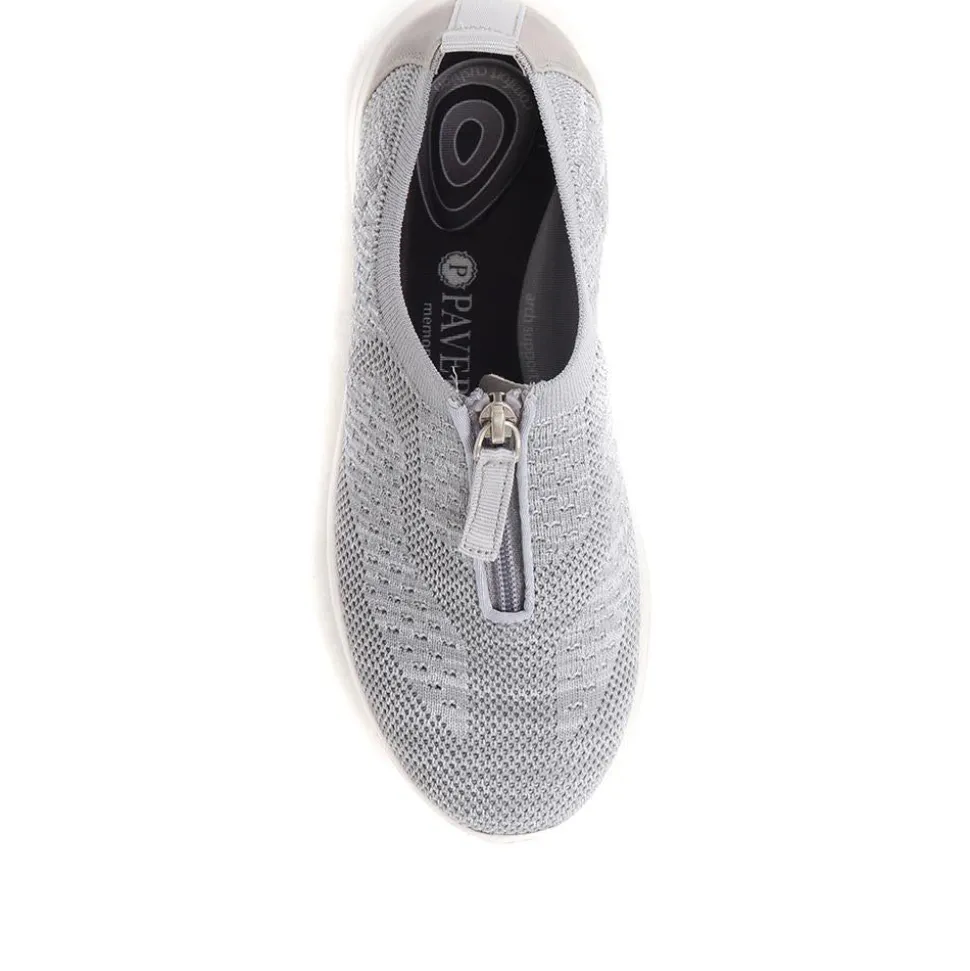 Memory Foam Trainers - Light Grey