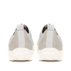 Memory Foam Trainers - Light Grey