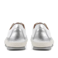 Memory Foam Trainers - White