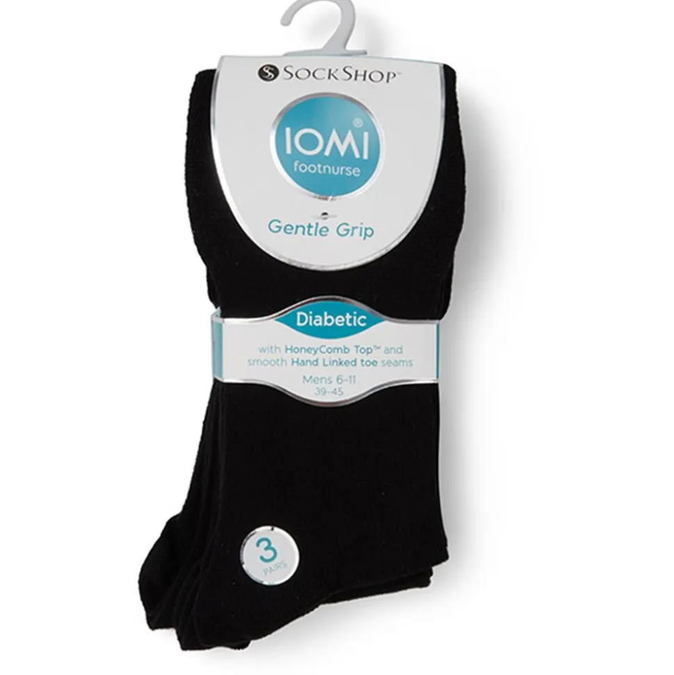 Men's Diabetic Socks - Black
