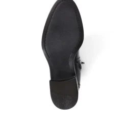 Metal-Detailed Long Boots - Black