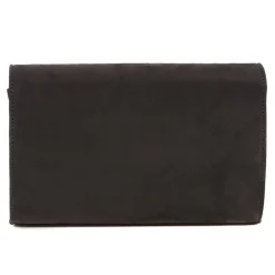 Metallic Clutch Bag - Black