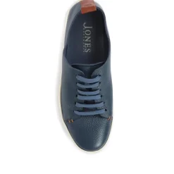 Midwood Women's Leather Trainers - Navy