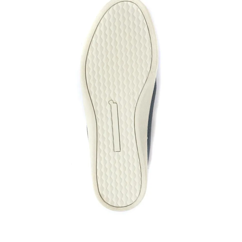 Midwood Women's Leather Trainers - Navy