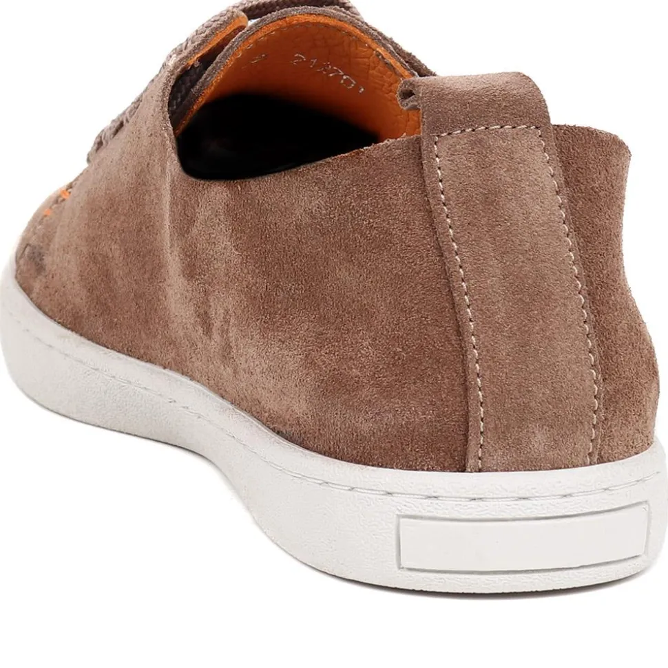 Midwood Women's Leather Trainers - Taupe