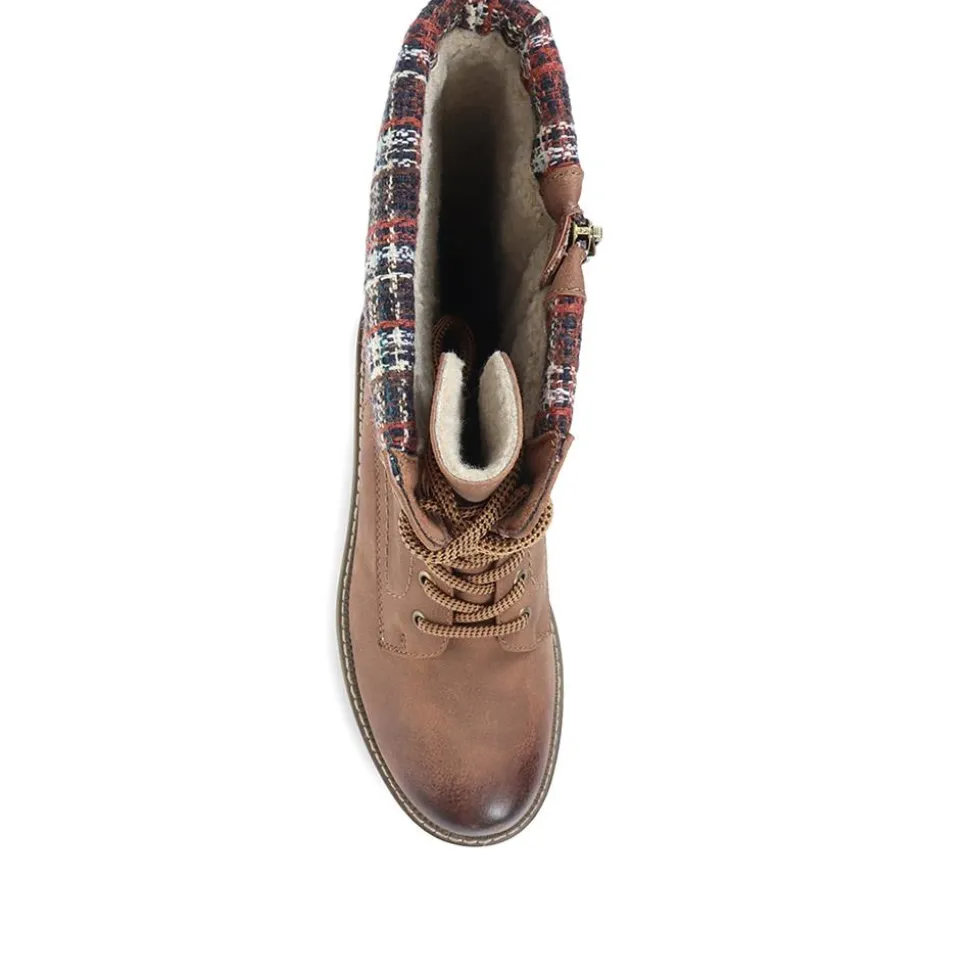 Military Calf Boots - Tan
