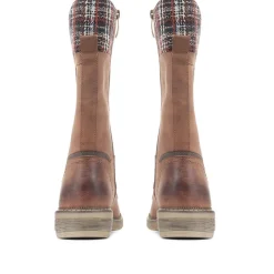 Military Calf Boots - Tan