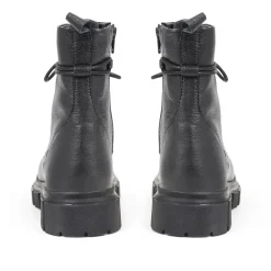Minna Lace-up Boots - Black