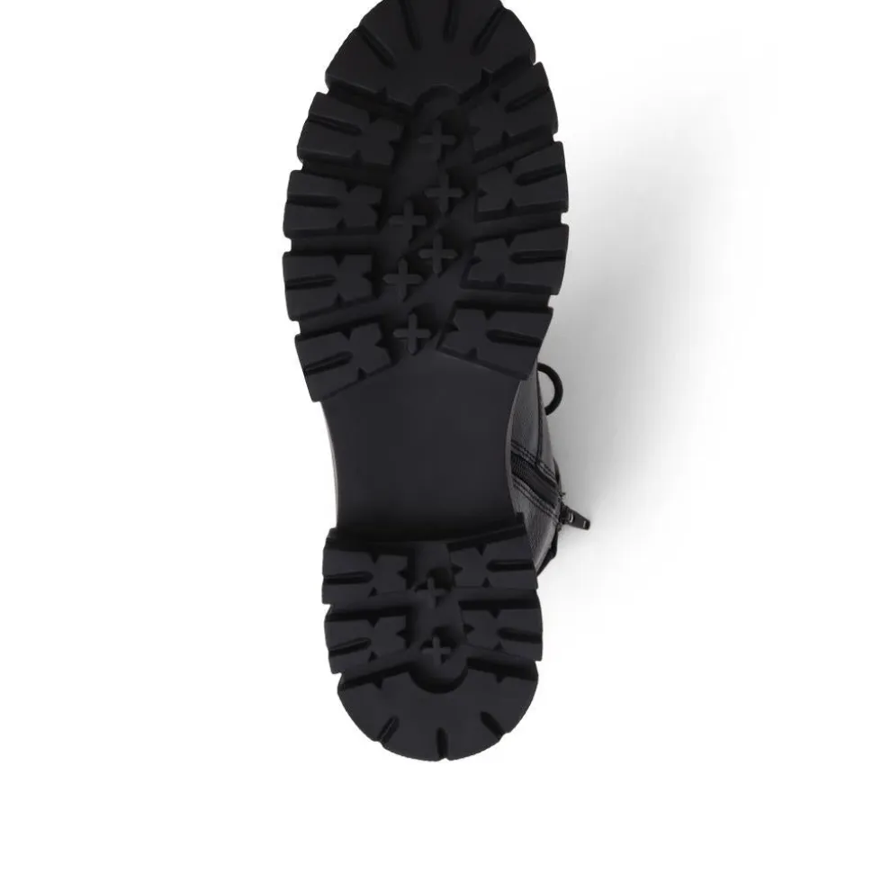 Minna Lace-up Boots - Black