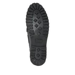 Miuccia Leather Moccasins - Black