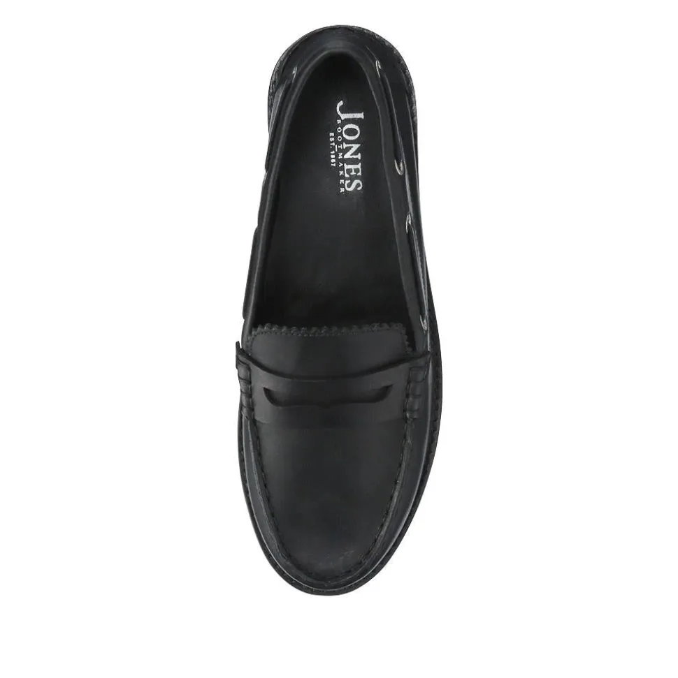 Miuccia Leather Moccasins - Black