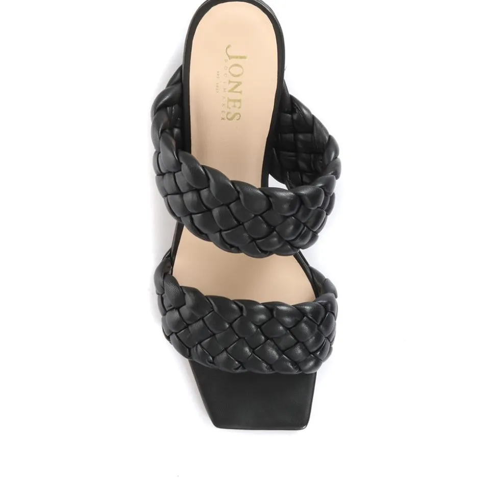 Monte Carlo Block Heeled Mules - Black