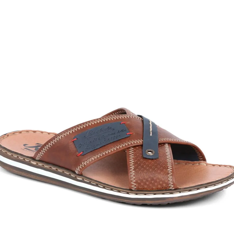 Mule Slider Sandals - Brown