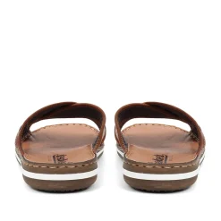 Mule Slider Sandals - Brown