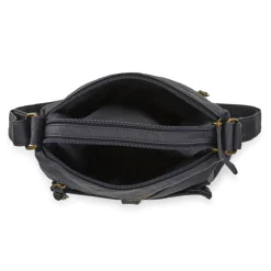 Multi-Pocket Crossbody Bag - Navy