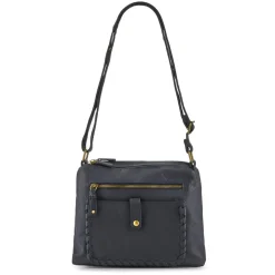 Multi-Pocket Crossbody Bag - Navy