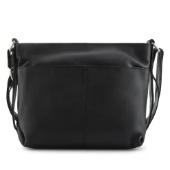 Multi-Zip-Up Crossbody Bag - Black