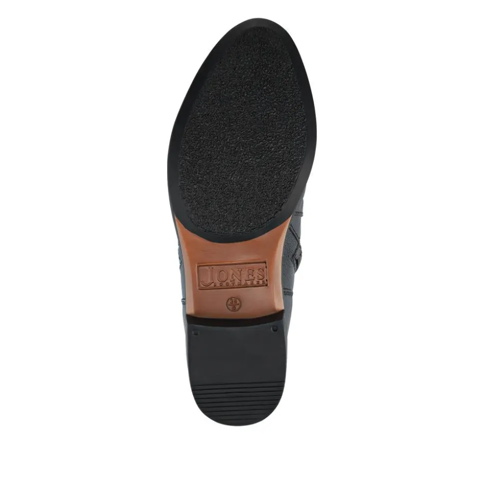 Nectar2 Leather Slouch Ankle Boots - Black