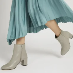 Neptune Heeled Ankle Boots - Mink