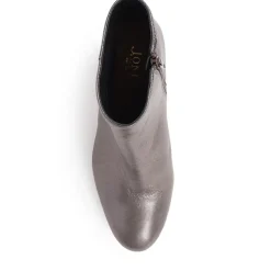 Neptune Heeled Ankle Boots - Pewter