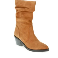 Nerine Calf-Length Boots - Tan