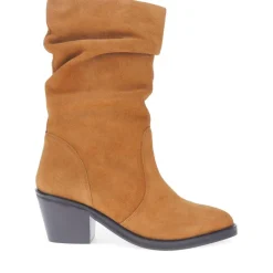Nerine Calf-Length Boots - Tan