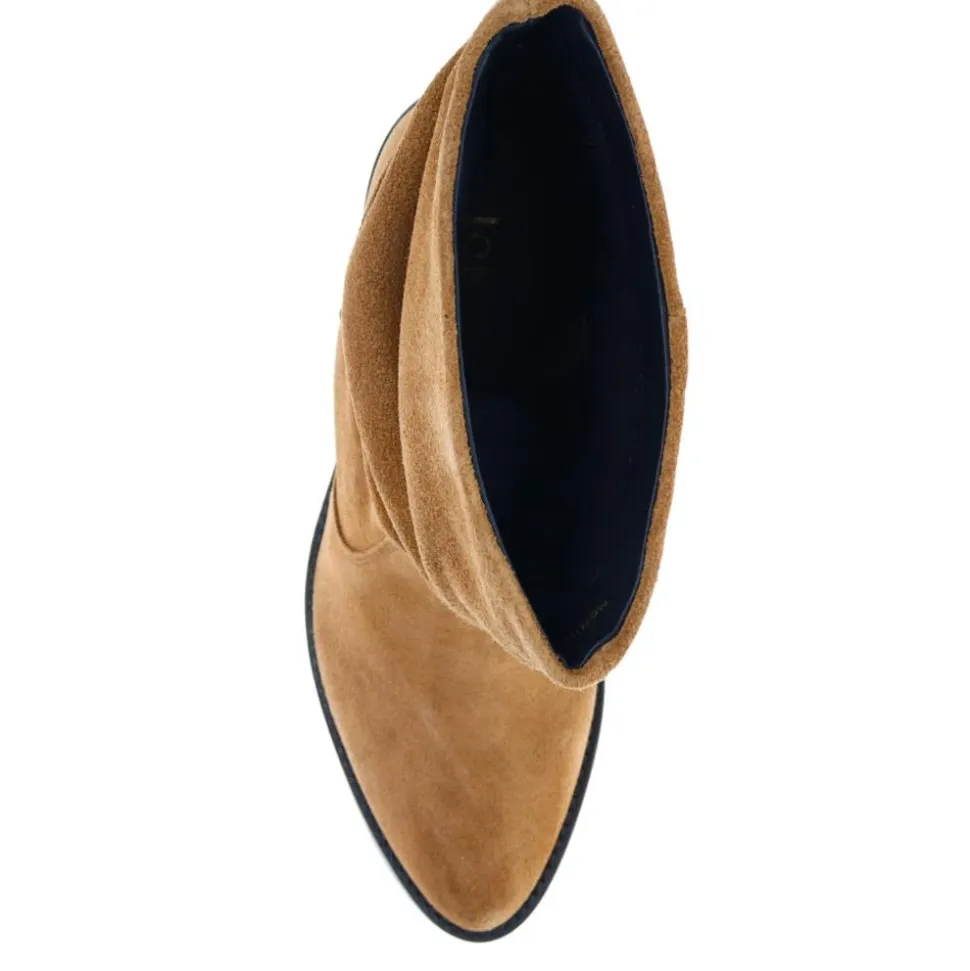 Nerine Calf-Length Boots - Tan