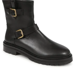 Noosa Chunky Biker Boots - Black